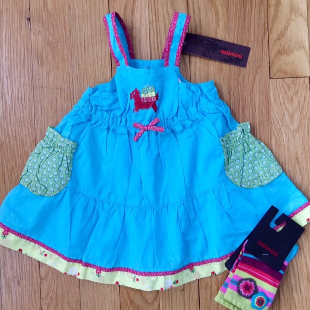 Catimini | Turquoise Dress
